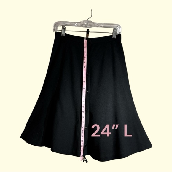 Ann Taylor Finity Classic Flared A Line 100% Wool Skirt Size 10 - Picture 2 of 7